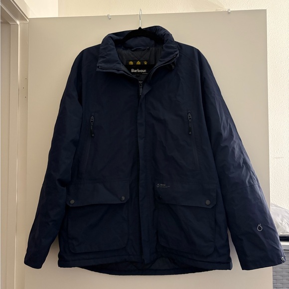 Barbour Blue Raincoat Classic Design - Picture 1 of 6